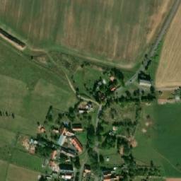 Satellite imagery of [Pšov-Močidlec] church t., CZ