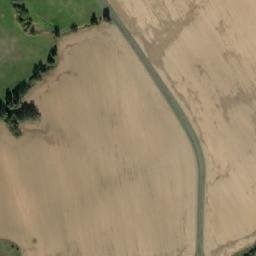 Satellite imagery of [Velká Chmelištná] church t., CZ