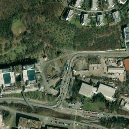Satellite imagery of [Praha-Smíchov] cemetery church t., CZ