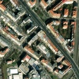 Satellite imagery of Sv. Pankrác [Praha-Nusle] belfry, CZ