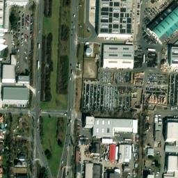 Satellite imagery of [Praha-Hostivař] Factory chimney, CZ