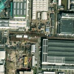 Satellite imagery of [Praha-Hostivař] Factory chimney, CZ