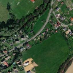 Satellite imagery of [Brantice] church t., CZ
