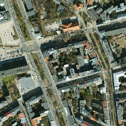 Satellite imagery of kopiec Andrzeja Żakiego, PL