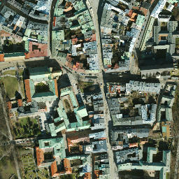 Satellite imagery of Wawel, PL