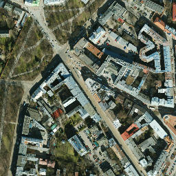 Satellite imagery of Wawel, PL