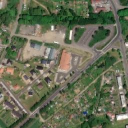 Satellite imagery of [Toužim] church t., CZ