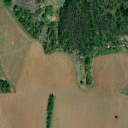 Satellite imagery of [Štědrá] church t., CZ