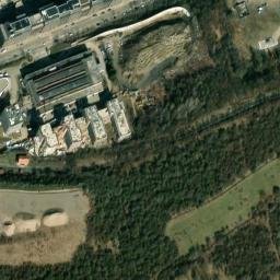 Satellite imagery of Motorlet [Praha-Jinonice] factory chimney, CZ
