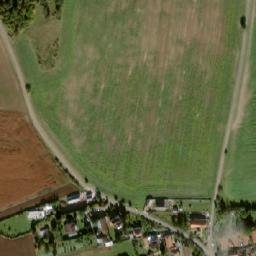 Satellite imagery of [Vrbčany] church t., CZ