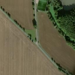 Satellite imagery of [Velim] church t., CZ