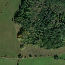 Satellite imagery of [Světlá Hora-Dětřichovice] church t., CZ