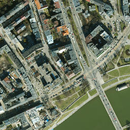 Satellite imagery of kopiec Andrzeja Żakiego, PL