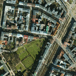 Satellite imagery of Wawel, PL