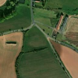 Satellite imagery of [Pšov-Močidlec] church t., CZ