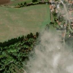 Satellite imagery of [Vrbčany] church t., CZ