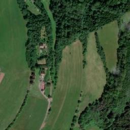 Satellite imagery of [Sobkovice] church t., CZ