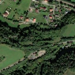 Satellite imagery of [Městečko u Křivoklátu] church t., CZ