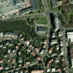 Satellite imagery of Kavčí hory [Praha-Podolí] TV building, CZ