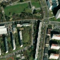 Satellite imagery of Kavčí hory [Praha-Podolí] TV building, CZ