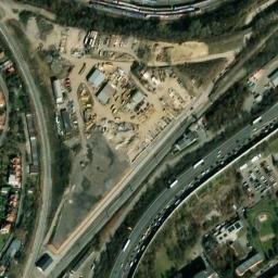 Satellite imagery of Roztyly [Praha-Záběhlice] church t., CZ