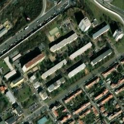 Satellite imagery of Roztyly [Praha-Záběhlice] church t., CZ