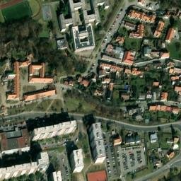 Satellite imagery of [Praha-Hostivař] church sanctus t., CZ