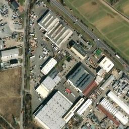 Satellite imagery of Prumstav [Praha-Dolní Měcholupy] factory chimney, CZ