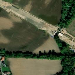 Satellite imagery of Elkov [Pardubice] factory chimney, CZ