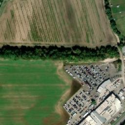 Satellite imagery of Elkov [Pardubice] factory chimney, CZ