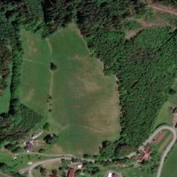 Satellite imagery of [Sobkovice] church t., CZ