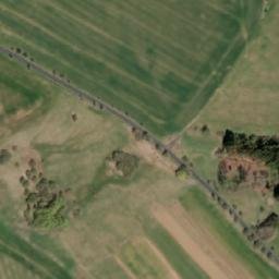 Satellite imagery of [Toužim-Komárov] church t., CZ