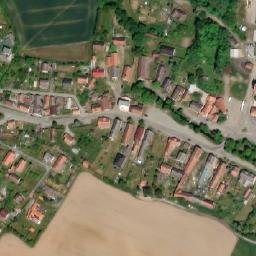 Satellite imagery of [Žihle] church t., CZ