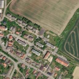 Satellite imagery of [Žihle] church t., CZ