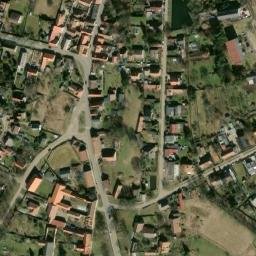 Satellite imagery of [Úhonice] church t., CZ
