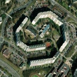 Satellite imagery of [Praha-Stodůlky] church t., CZ