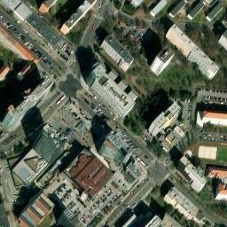 Satellite imagery of [Praha-Michle] church sanctus t., CZ
