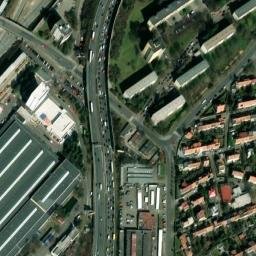Satellite imagery of Roztyly [Praha-Záběhlice] church t., CZ