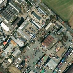 Satellite imagery of Prumstav [Praha-Dolní Měcholupy] factory chimney, CZ