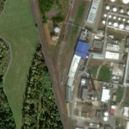 Satellite imagery of Koramo Paramo [Kolín-Sendražice] former chemical factory chimney-1, CZ