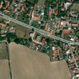 Satellite imagery of [Ostřetín] church t., CZ