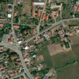 Satellite imagery of [Ostřetín] church t., CZ