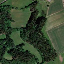 Satellite imagery of [Sobkovice] church t., CZ