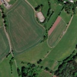Satellite imagery of [Sobkovice] church t., CZ