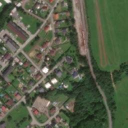 Satellite imagery of [Červená Voda] church t., CZ