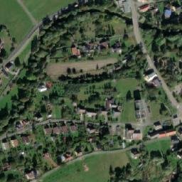 Satellite imagery of [Zátor] church t., CZ