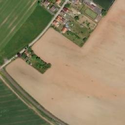 Satellite imagery of [Žihle] cemetry church t., CZ