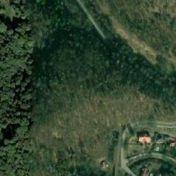 Satellite imagery of [Křivoklát]burg & outlook t., CZ