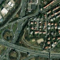 Satellite imagery of Roztyly [Praha-Záběhlice] church t., CZ