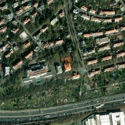 Satellite imagery of Roztyly [Praha-Záběhlice] church t., CZ
